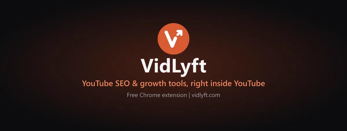 VidLyft: YouTube SEO and growth tools